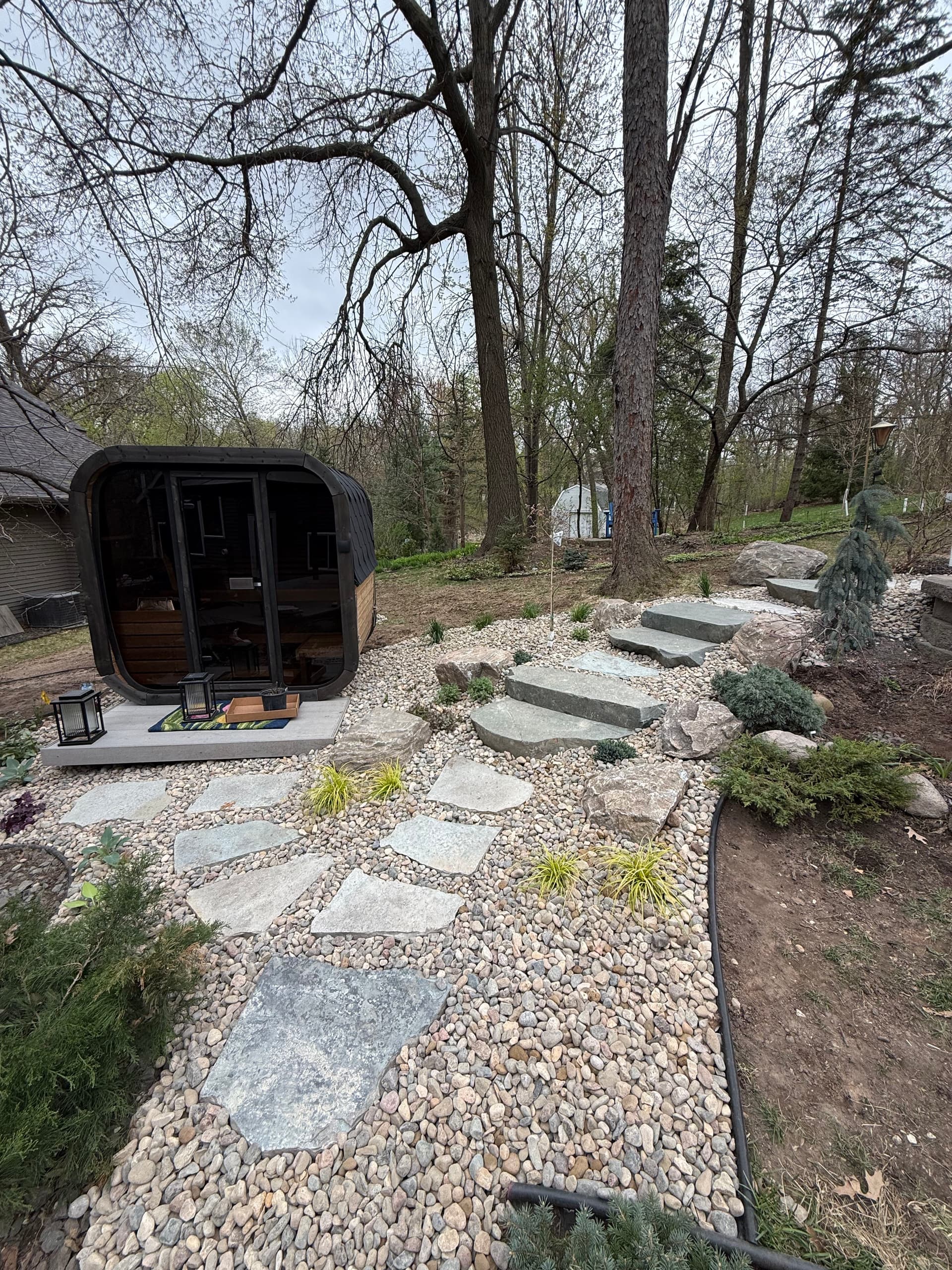 Gallery photos for Turning a Steep Backyard Slope Into Usable Outdoor Living Space: Image #1