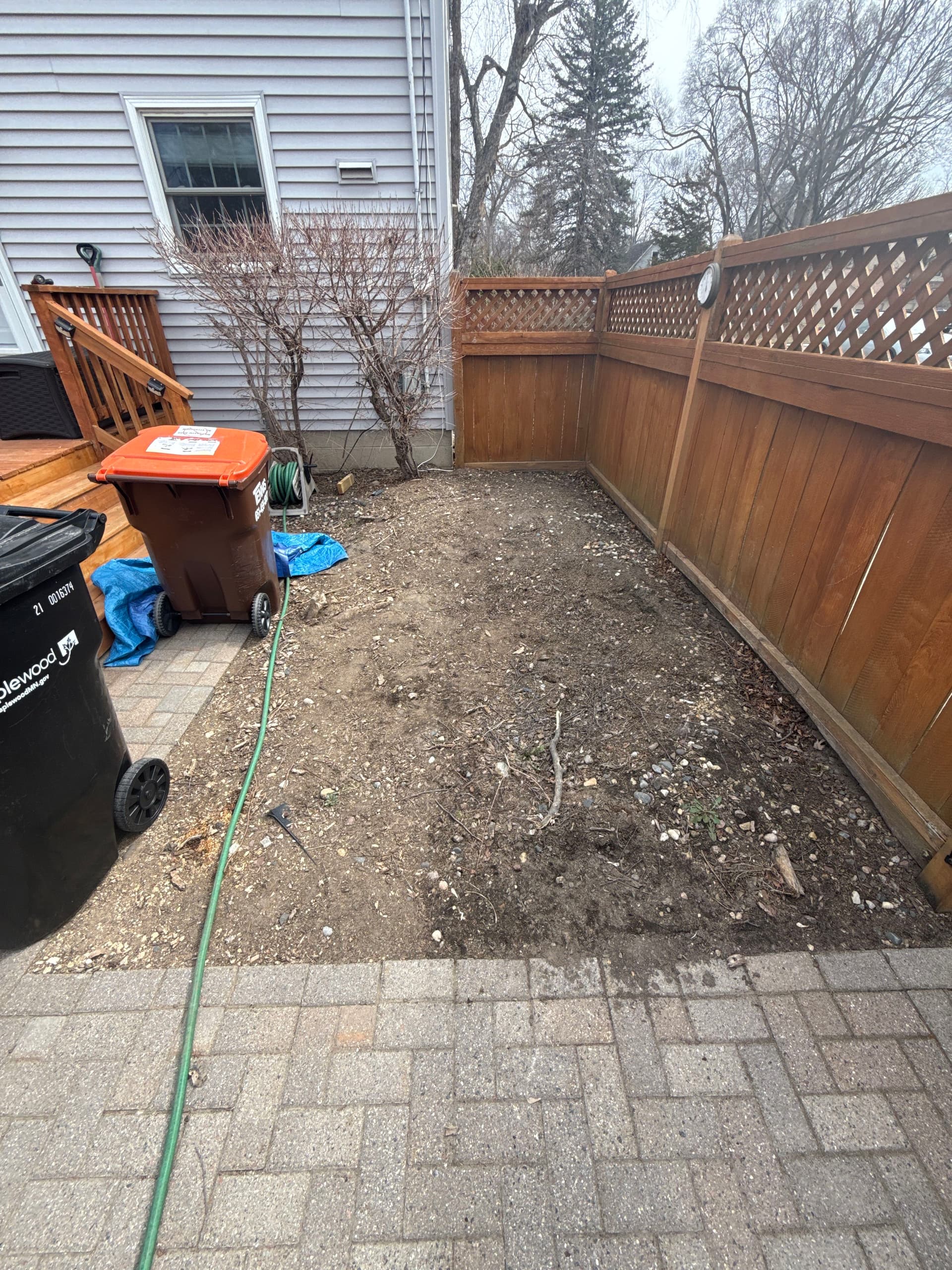 Gallery photos for Fresh Concrete Poured and a Pergola on the Way in Maplewood: Image #2