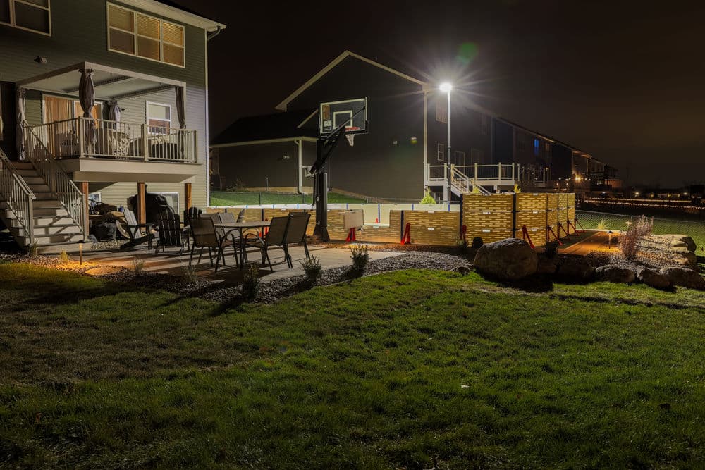 Gallery photos for Stunning Backyard Sports Court Installation in Cottage Grove: Image #4