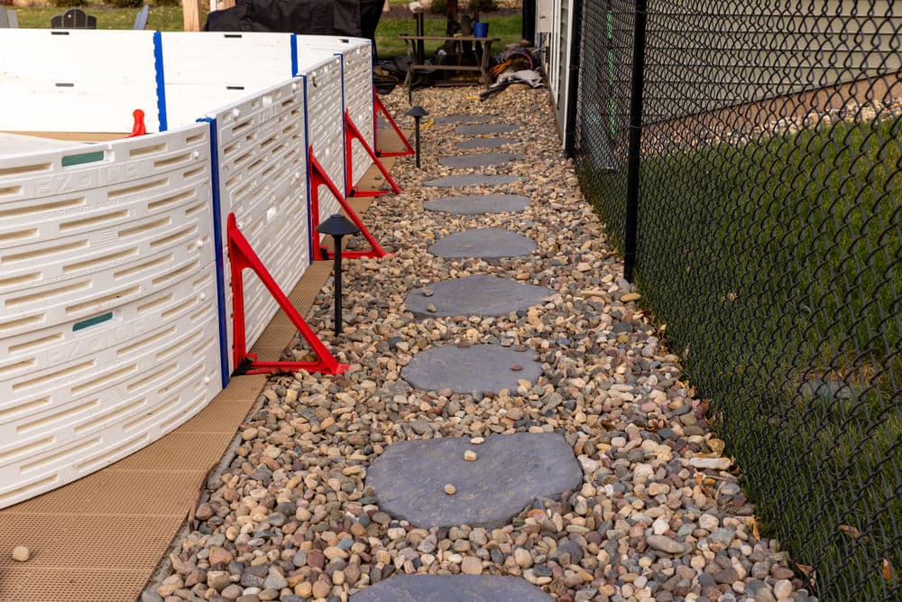 Gallery photos for Stunning Backyard Sports Court Installation in Cottage Grove: Image #5