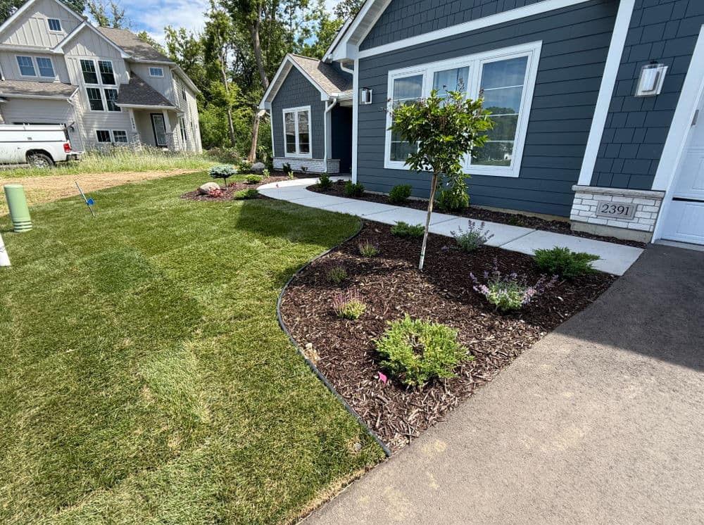 Project Fresh Sod Install Brings This Stillwater Front Yard to Life image