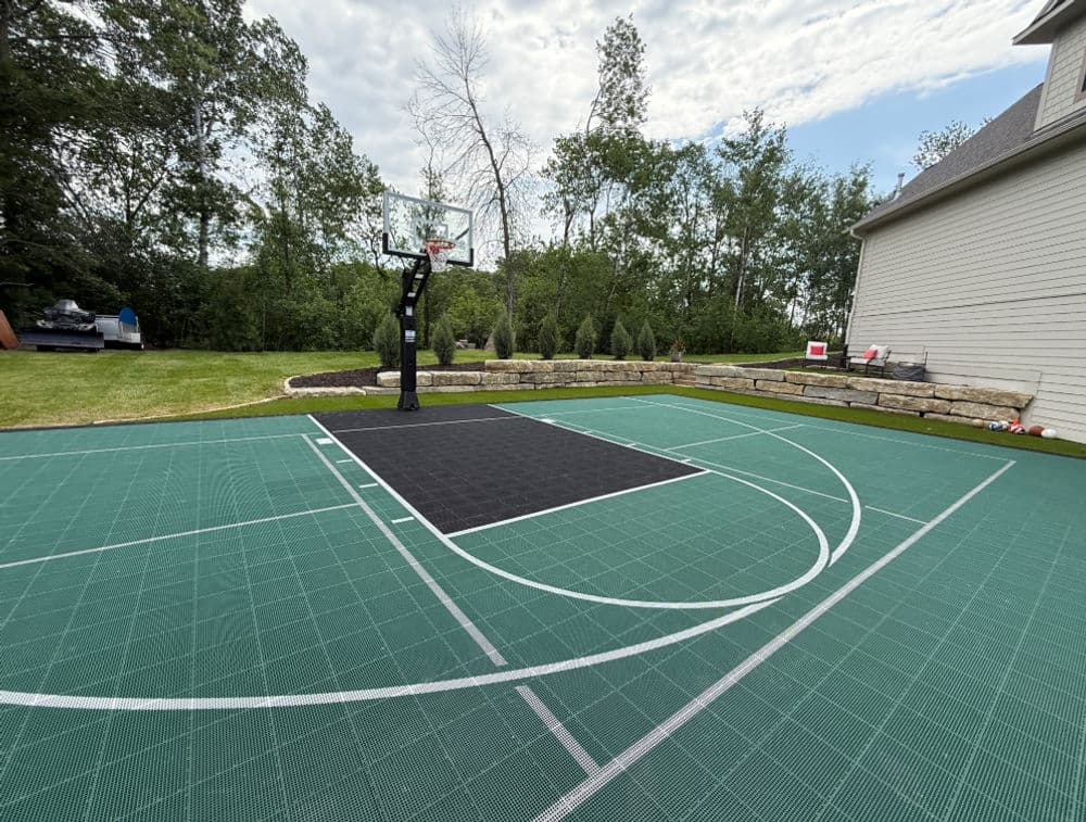 Project Backyard Sports Court Install in Dellwood MN image