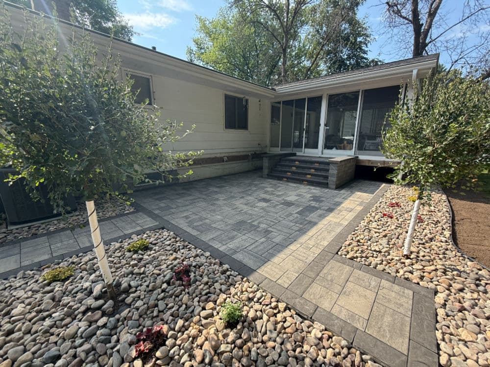 Project Natural Stone Paver Patio Installation in Dellwood MN image